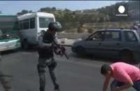 درگیری وحشیانه پلیس اسرائیل با فلسطینیان