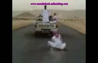 تایر سواری عربها روی جاده!!حتما ببینید