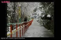 بارش نخستین برف پاییزی تهران
