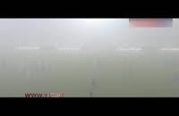 تصاویری از مه غلیظ که بازی را متوقف کرد