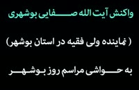 اظهار تاسف شدید آیت الله صفایی بوشهری از حرمت شکنی در روز بوشهر