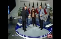 سوتی و کل کل خنده دار حسن ریوندی در برنامه زنده