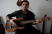 کلیپ هنری : آموزش گیتار - قسمت دوم - حرکت انگشت ها و ملودی های ساده
