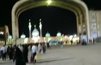 لحظه ی ورود به مسجد مقدس جمکران