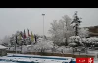 بارش برف و غافلگیری شهرداری تهران ۱۱۲