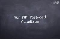آموزش کامل PHP ویدئوی  فانکشن های جدید برای رمزنگاری در پی اچ پی