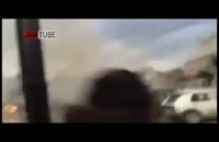 اصابت موشک هنگام مصاحبه با سرکرده تکفیری های النصره