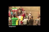 ویدیو لو رفته از دعوای نرگس محمدی و سام درخشانی در برزیل