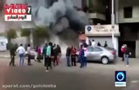 آتش سوزی مهیب عمدی قاهره مصر
