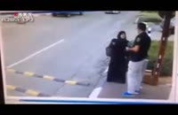 حمله دختر فلسطینی به پلیس صهیونیست