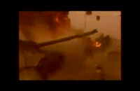 مورد اصابت قرار گرفتن یک تانک ایرانی در عملیات ازادسازی خرمشهر