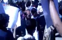 لحظه ورود هاشمی رفسنجانی به دانشگاه امیرکبیر و اعتراض دانشجویان [فدایی دو ارباب]