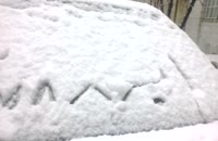 1-ارش برف در ابهر-29آذر1393