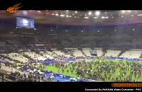 صدای انفجارهای مهیب در استادیوم پاریس