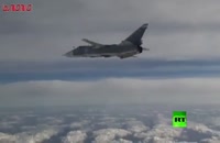 سوختگیری جنگنده های روسی در آسمان