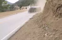 تصادف BMW در تپه لس‌آنجلس