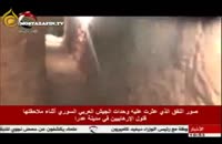 بمب گذاری تونل ها توسط ارتش سوریه