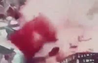 فیلمی از حادثه سقوط جرثقیل در مسجدالحرام